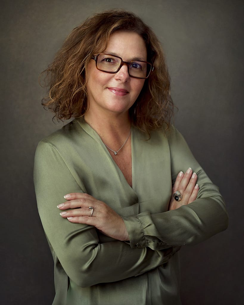 LinkedIn headshot Dubai female professional natural portrait