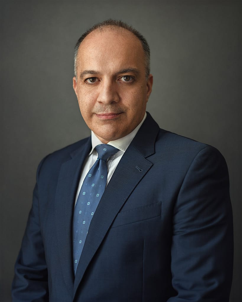 LinkedIn headshot Dubai male corporate professional portrait