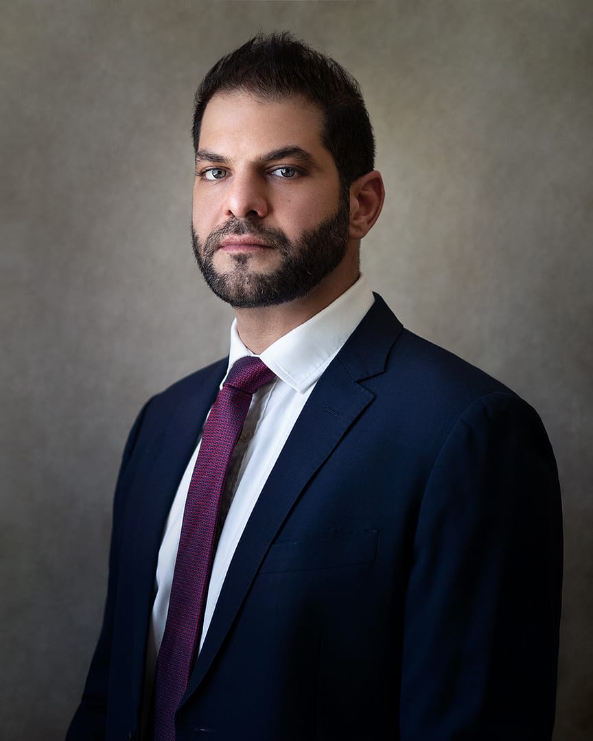 Business headshot by Dubai portrait Photographer