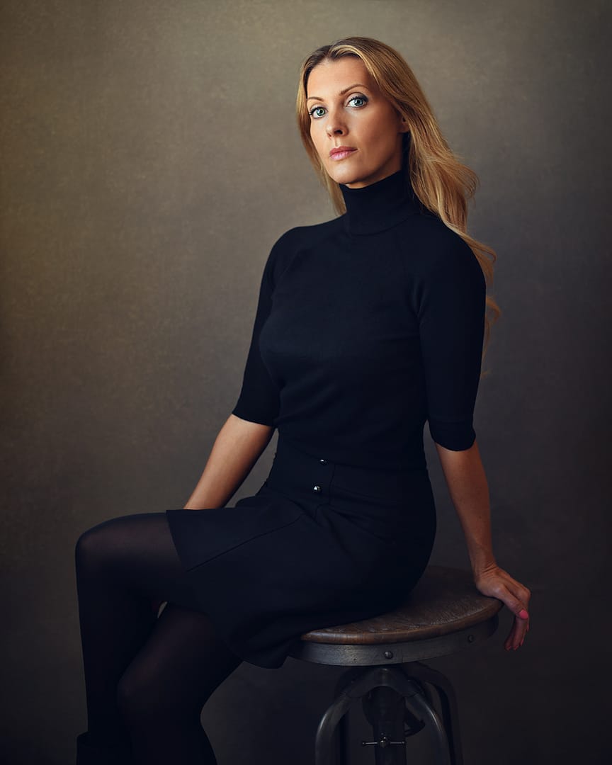 Dubai portrait photographer photo of British female model